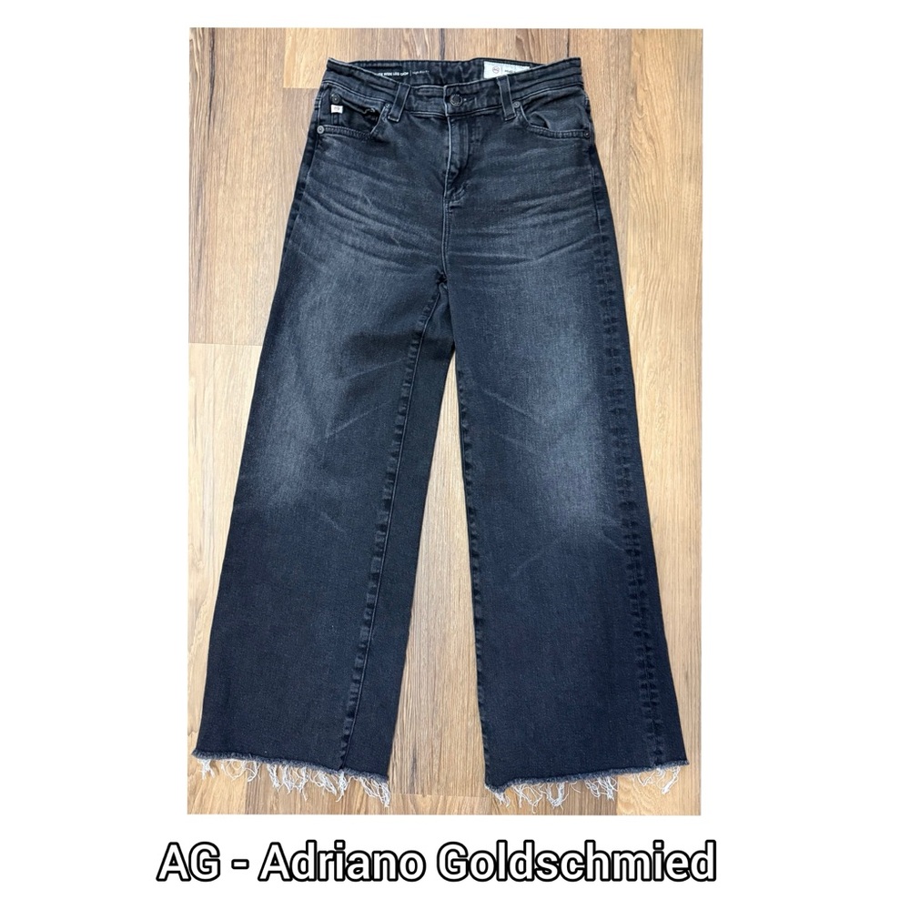 AG Adriano Goldschmied Saige Wide Leg Crop Jeans
